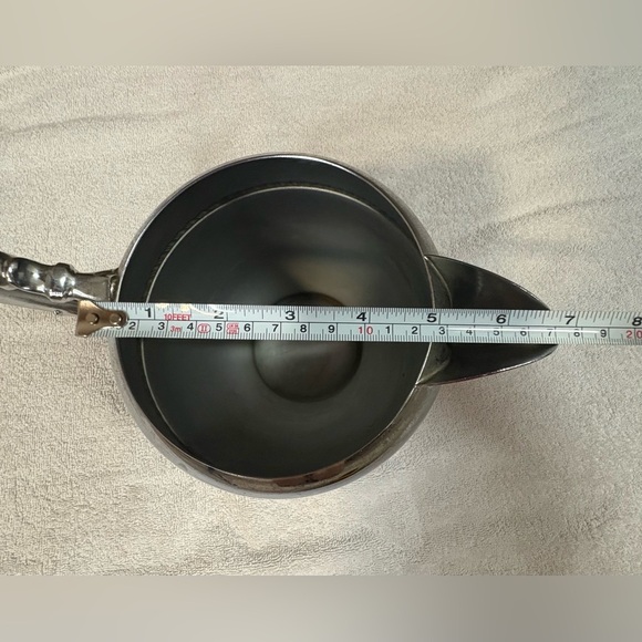 Vintage Sheridan Copper Plated Water Pitcher - Picture 8 of 10